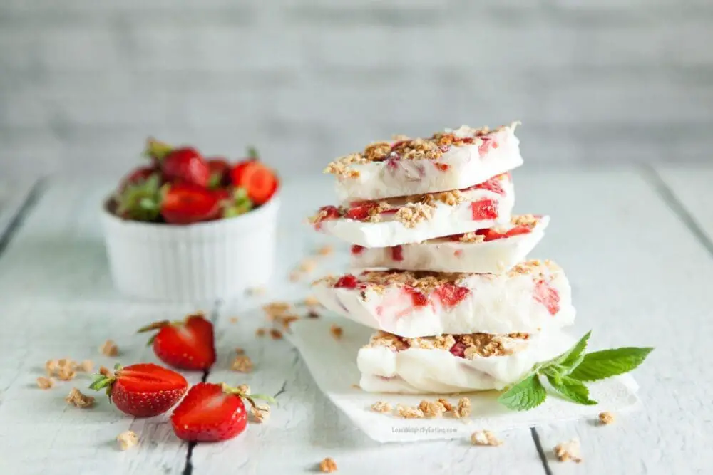 Low Calorie High Protein Yogurt Bark