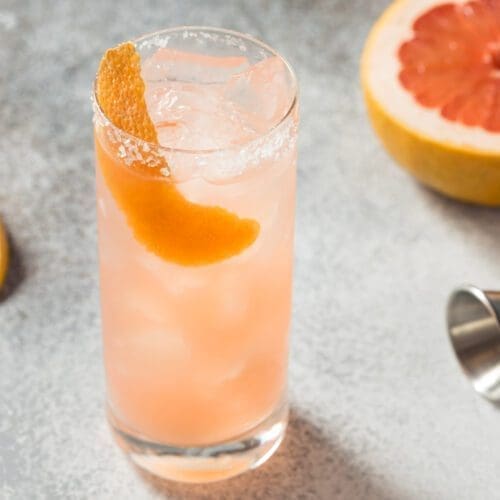 Low Calorie Salty Dog Cocktail