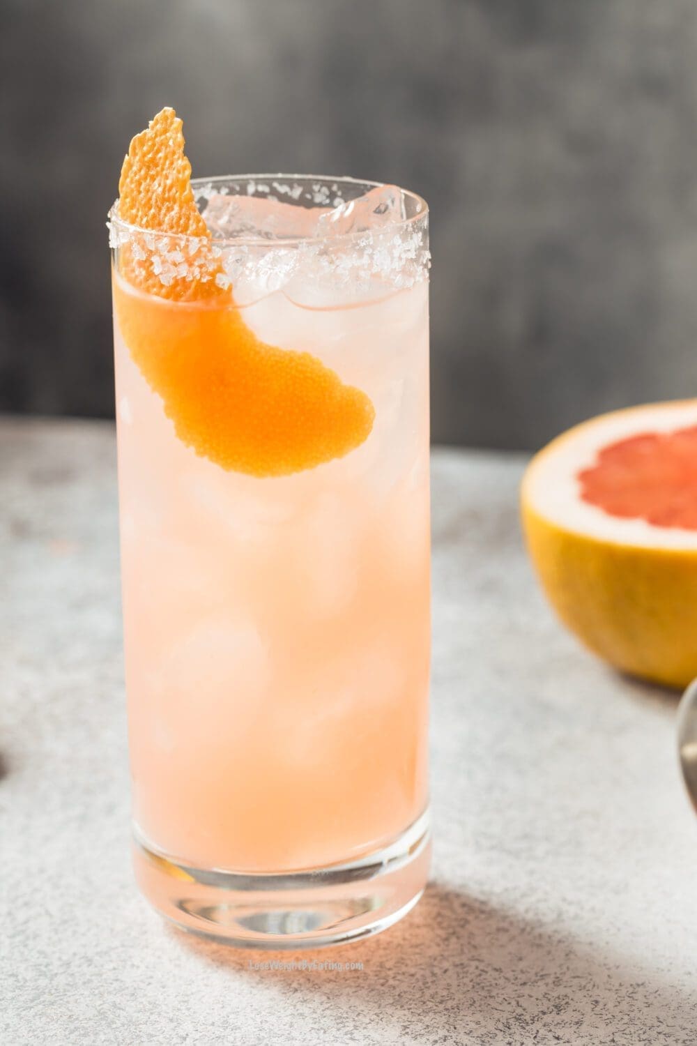 Low Calorie Salty Dog Cocktail