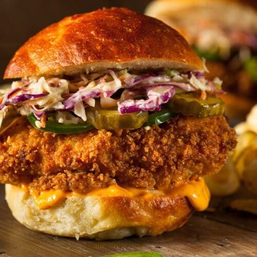 Low Calorie Spicy Chicken Sandwich