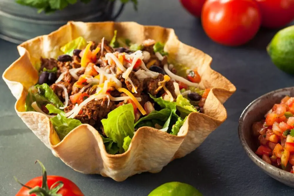 Low Calorie Tortilla Bowls