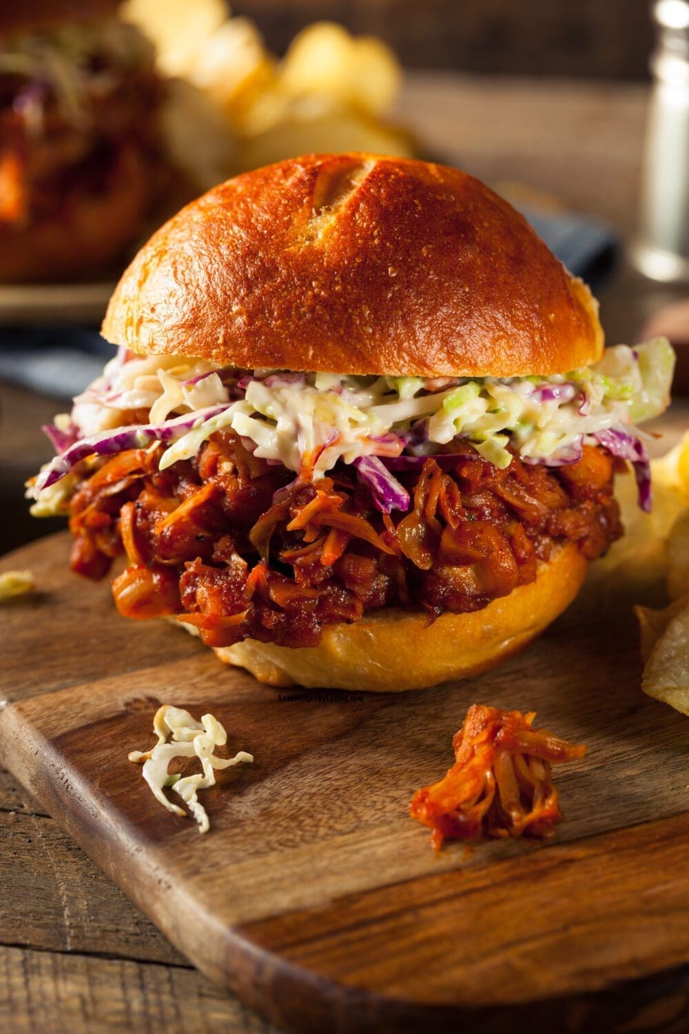 Low Calorie BBQ Chicken Sandwiches