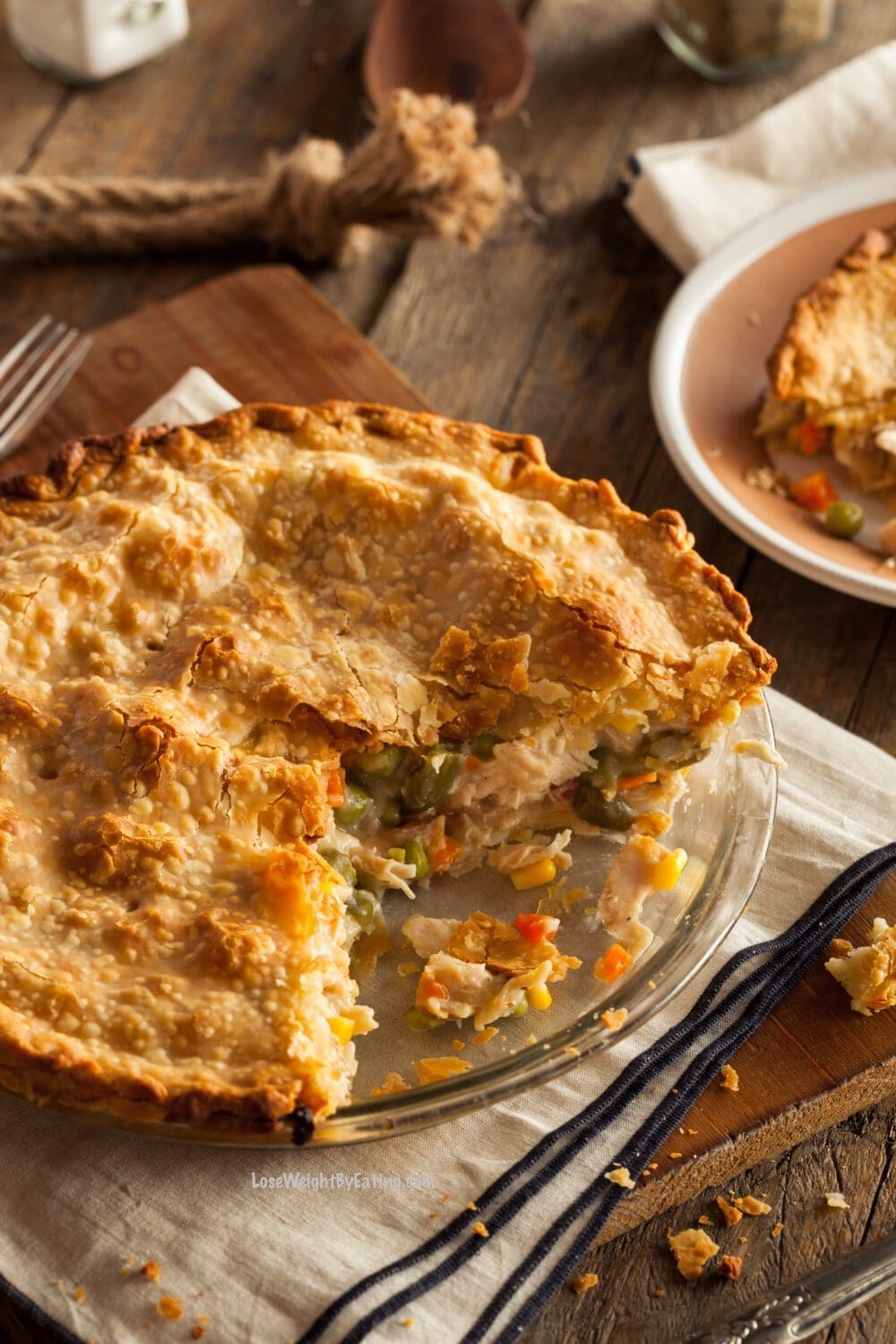 Low Calorie Chicken Pot Pie