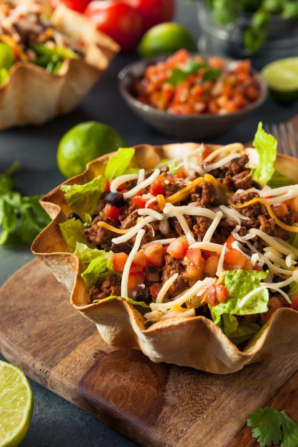 Low Calorie Tortilla Bowls