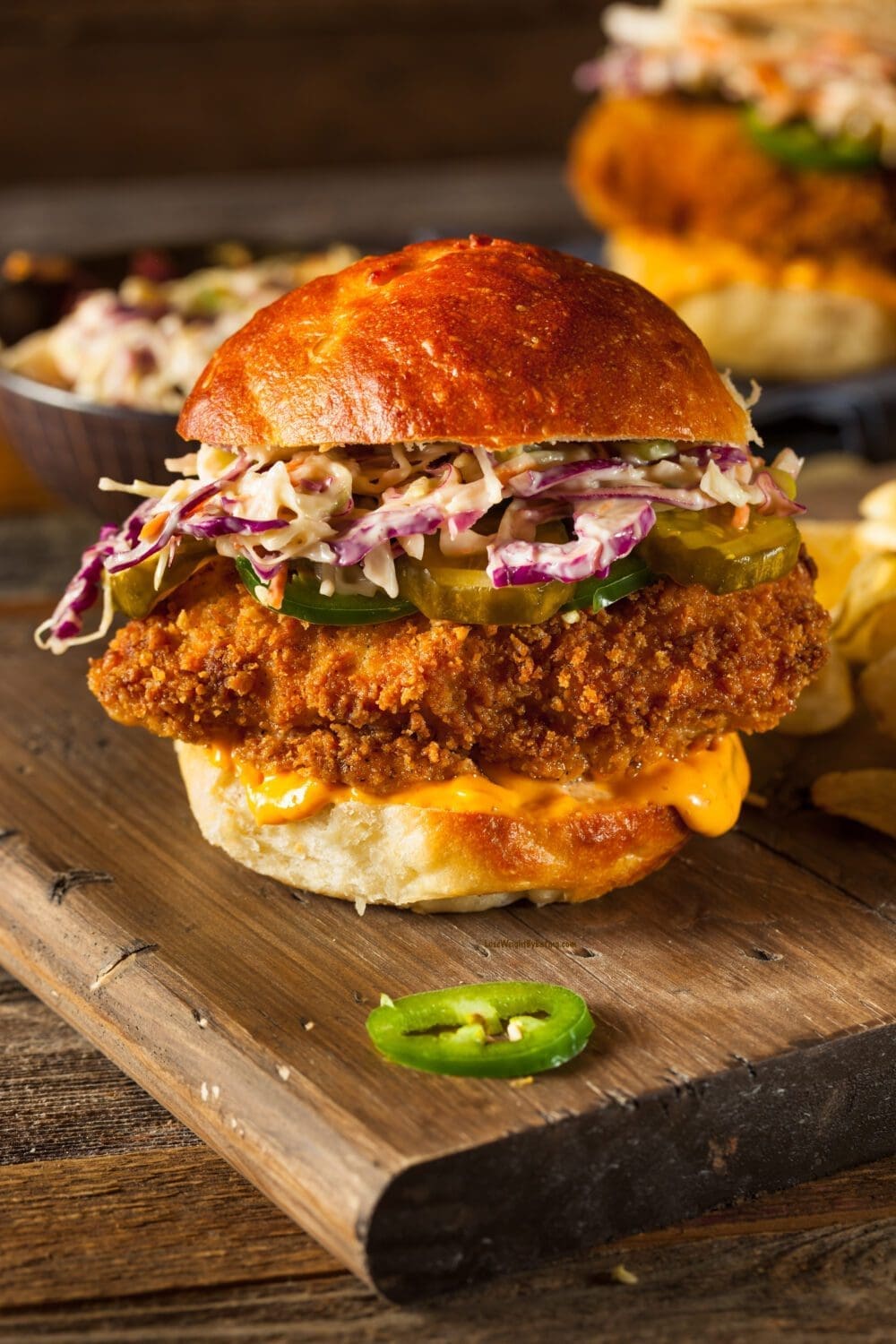 Low Calorie Spicy Chicken Sandwich