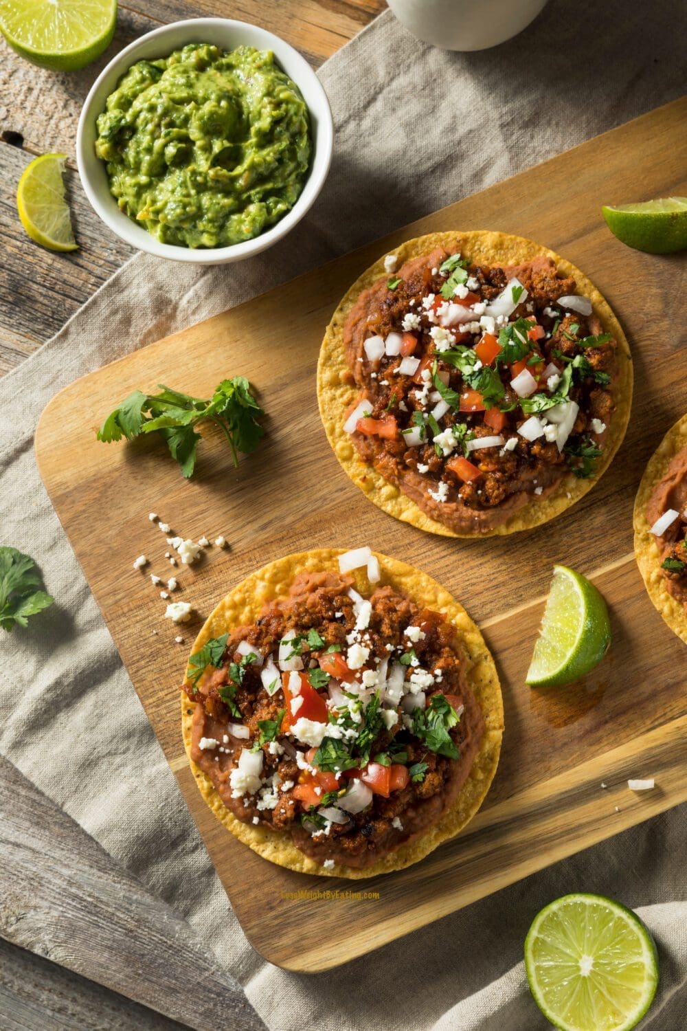 Low Calorie High Protein Tostadas