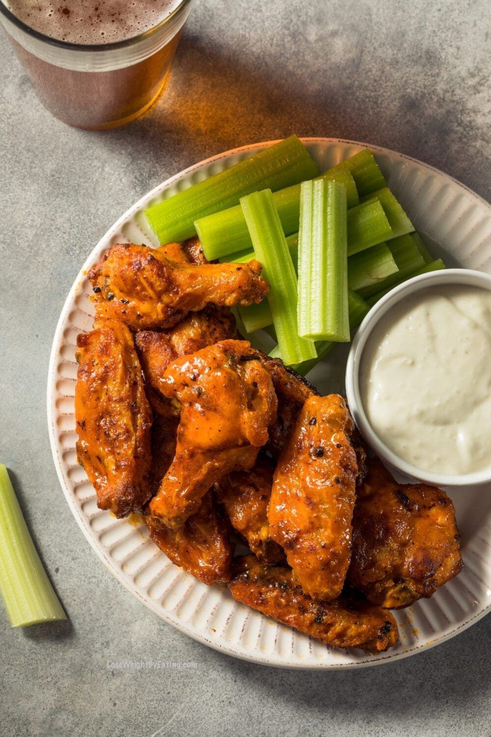 Low Calorie Buffalo Chicken Wings