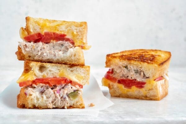 Low Calorie Tuna Melt Sandwich