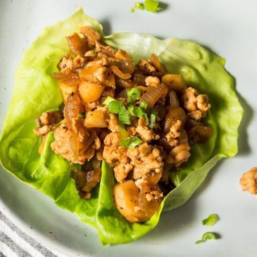 Healthy Chicken Lettuce Wraps