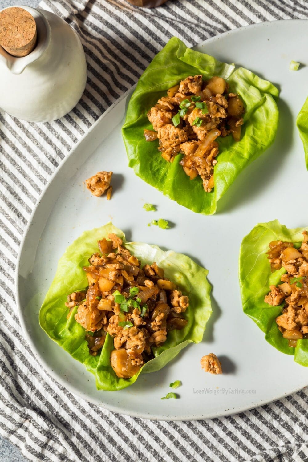 Healthy Chicken Lettuce Wraps