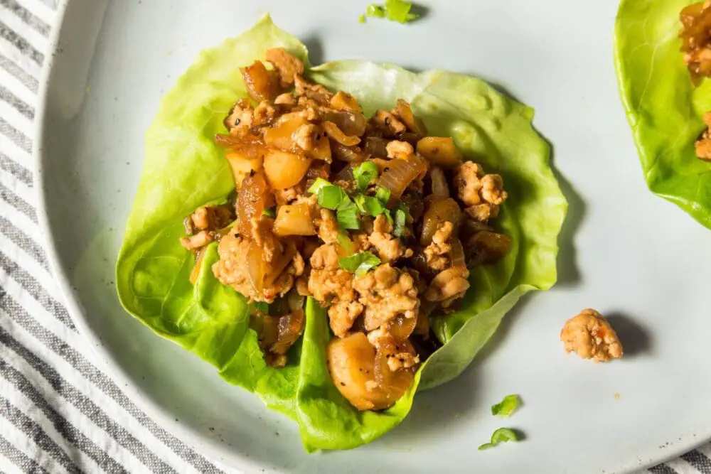 Healthy Chicken Lettuce Wraps