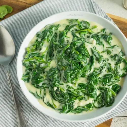 Healthy Creamed Spinach