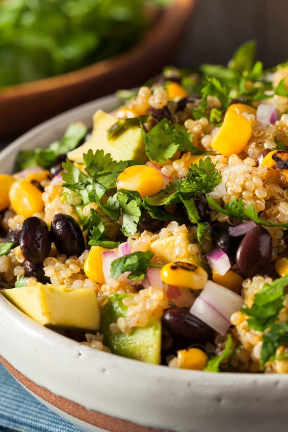 Low Calorie Mexican Quinoa Salad