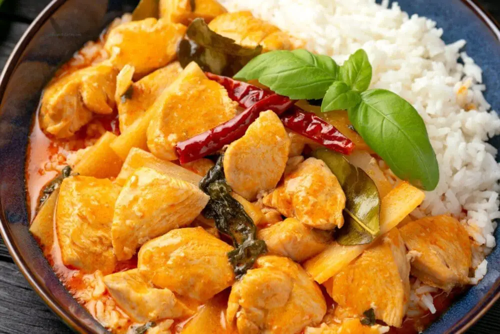 Low Calorie Thai Red Curry Chicken