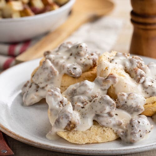 Healthy Biscuits and Gravy