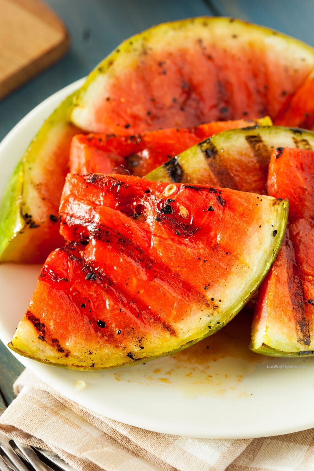 Low Calorie Grilled Watermelon