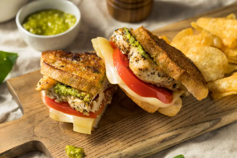 Healthy Pesto Chicken Sandwiches