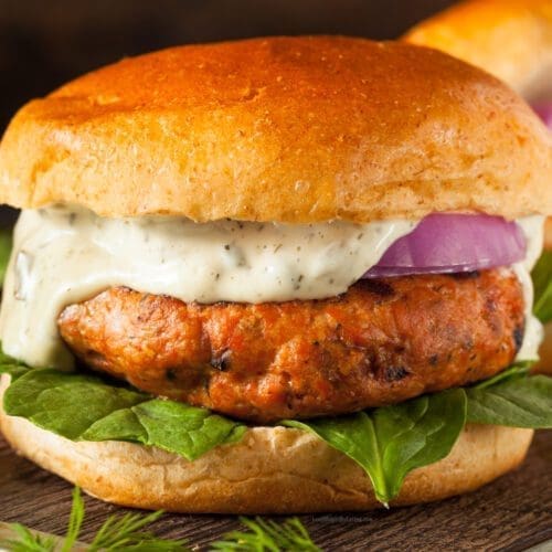 Healthy Salmon Burgers