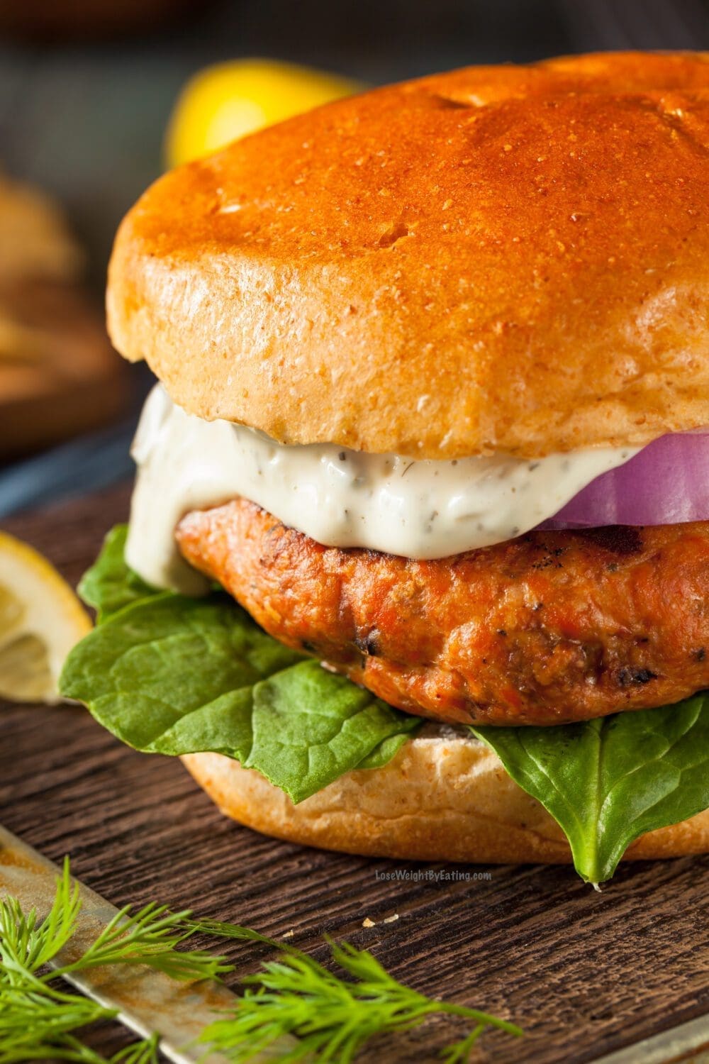 Healthy Salmon Burgers