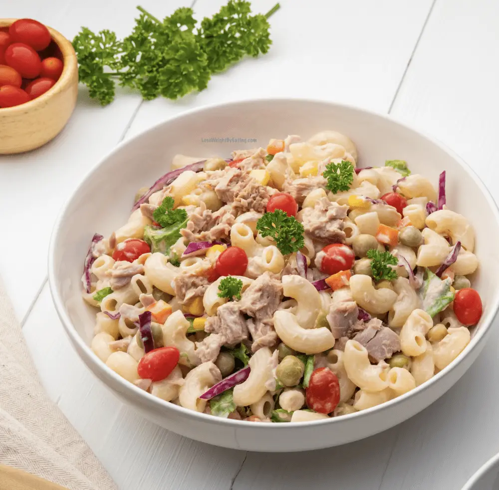 Healthy Tuna Pasta Salad