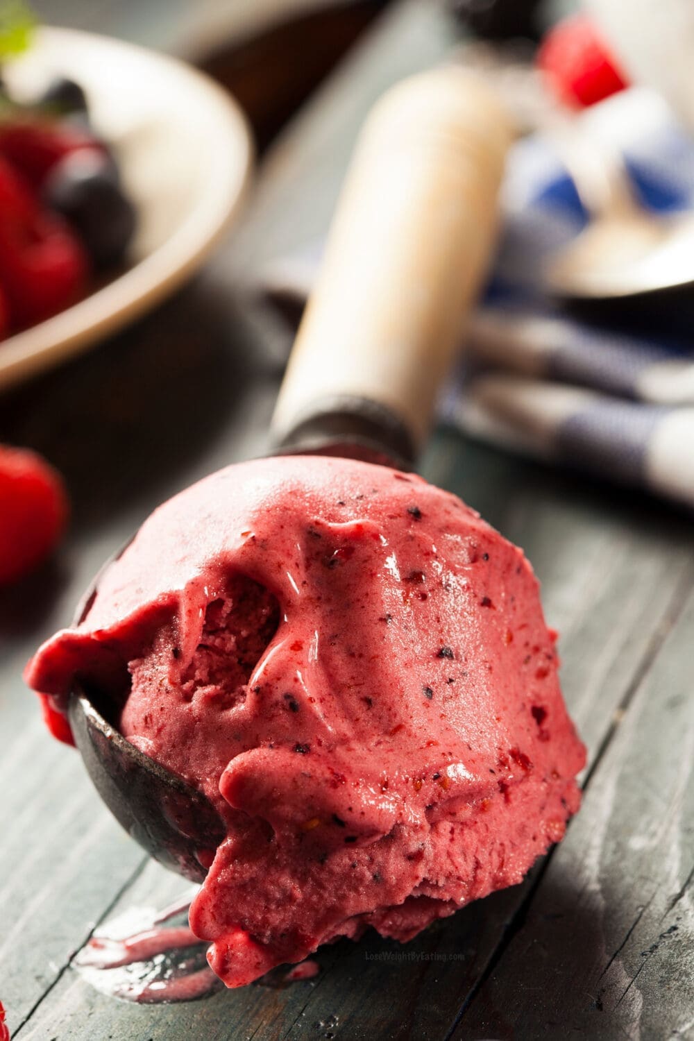 Low Calorie Berry Ice Cream