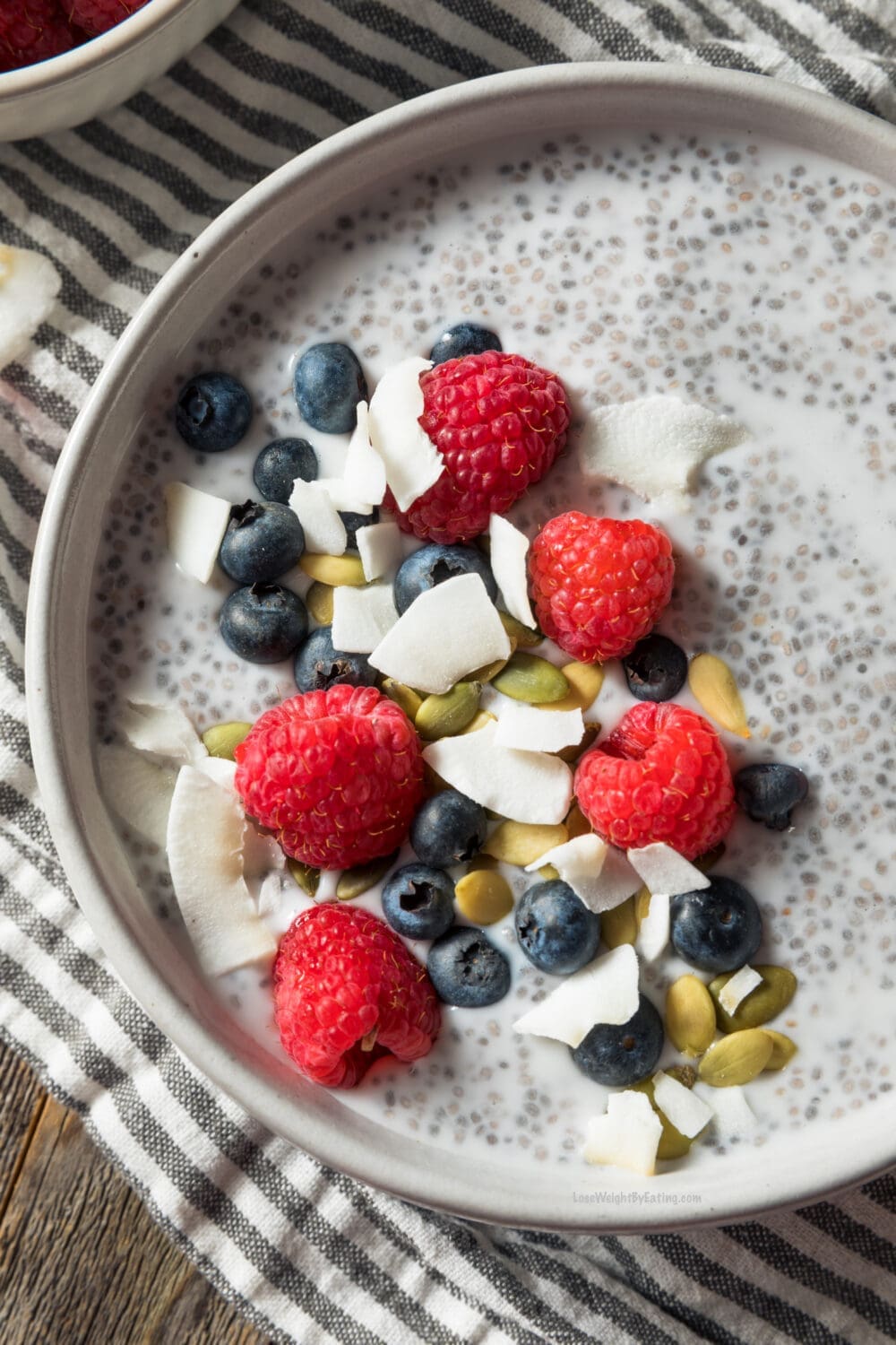 Low Calorie Chia Seed Yogurt Breakfast Bowls