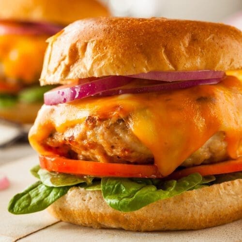 Low Calorie Chicken Burger