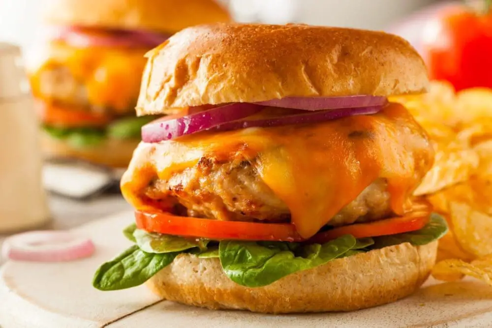 Low Calorie Chicken Burger