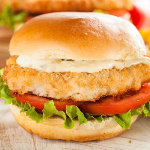 Low Calorie Fish Sandwich