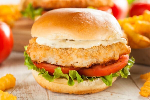 Low Calorie Fish Sandwich