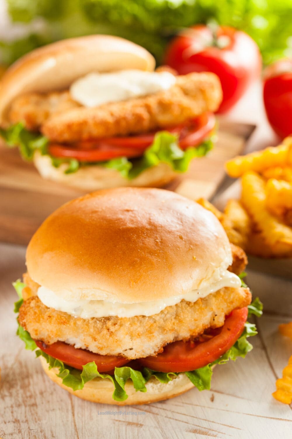 Low Calorie Fish Sandwich