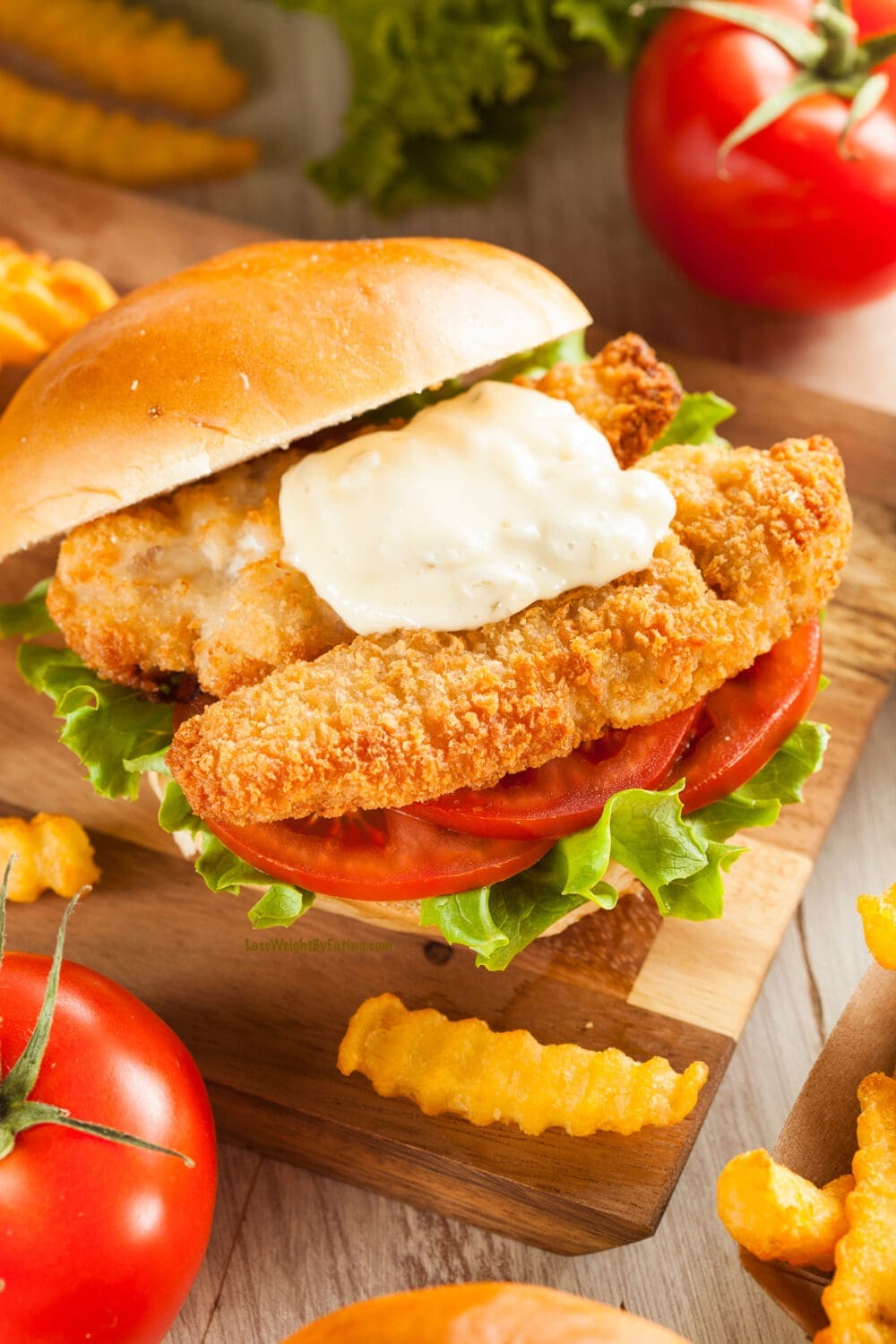 Low Calorie Fish Sandwich