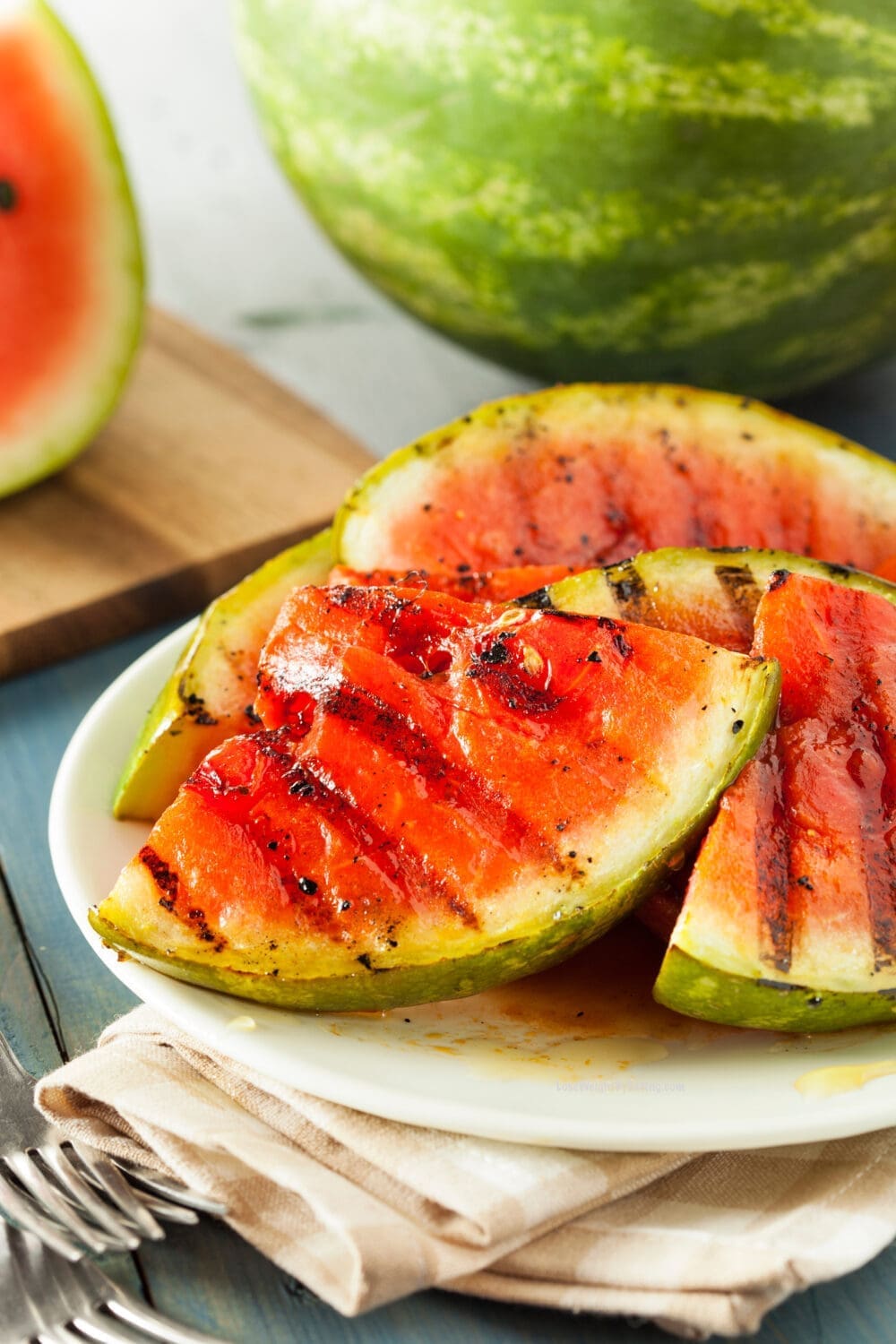 Low Calorie Grilled Watermelon