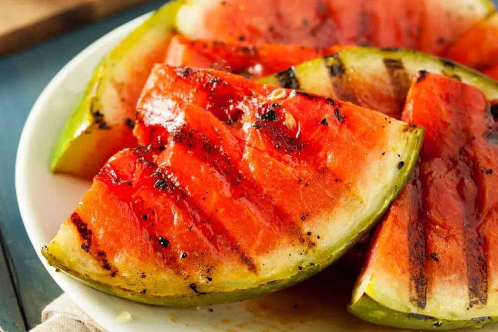 Low Calorie Grilled Watermelon