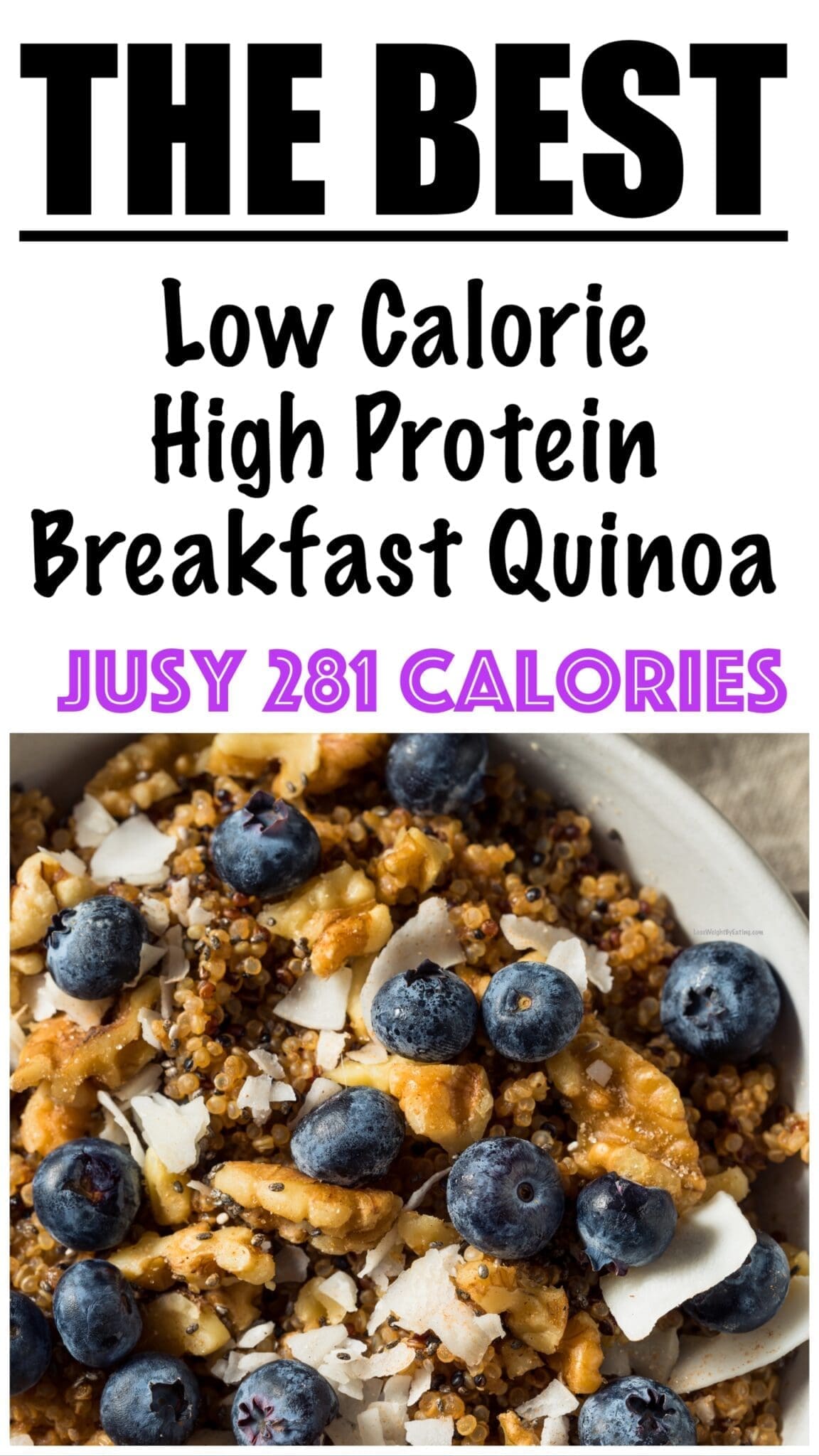 Low Calorie High Protein Breakfast Quinoa Lose Weight By Eating