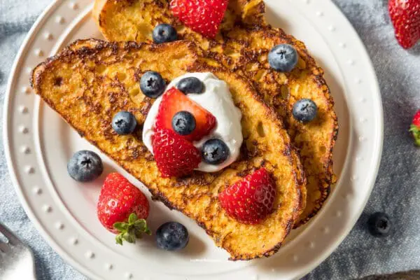 Low Calorie Protein French Toast