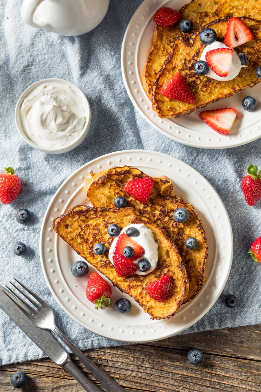 Low Calorie Protein French Toast