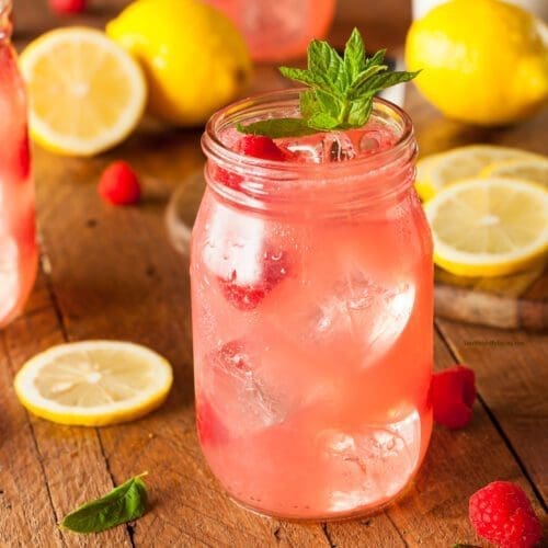 Low Calorie Raspberry Lemonade