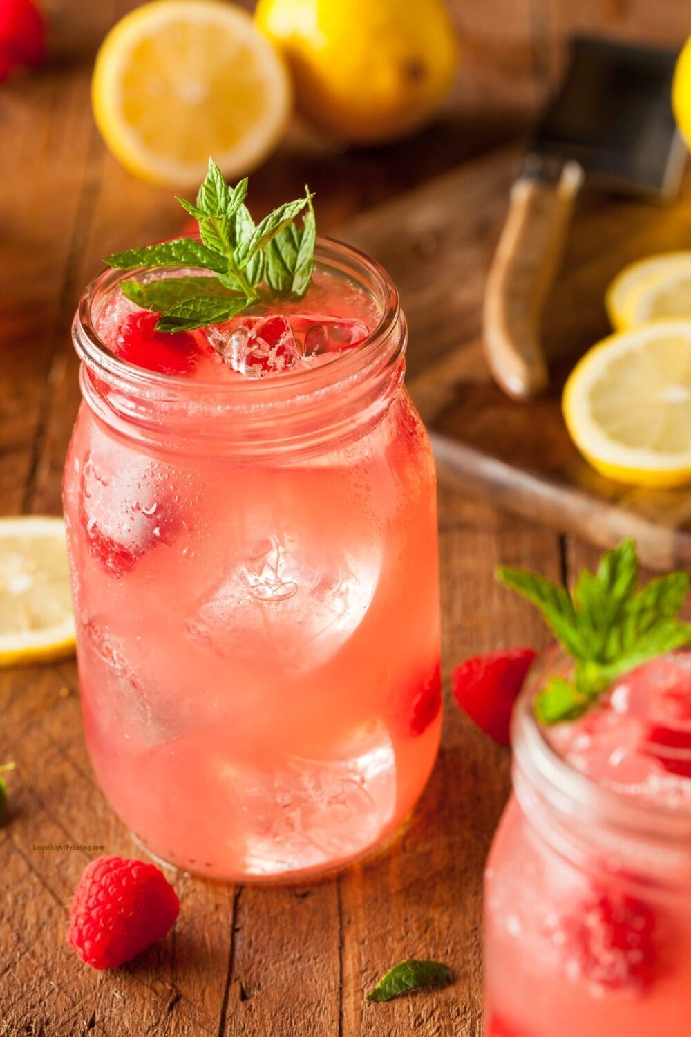 Low Calorie Raspberry Lemonade