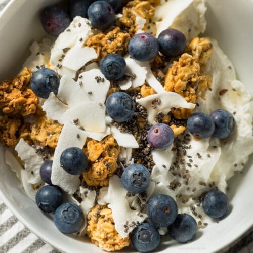 Low Calorie Ricotta Breakfast Bowls