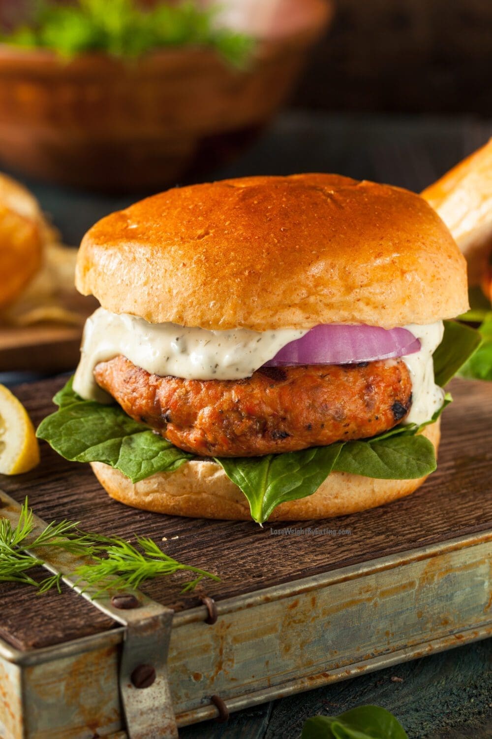 Healthy Salmon Burgers