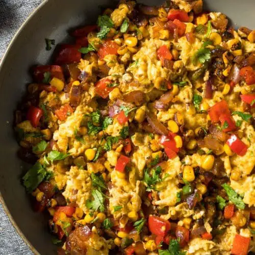 Low Calorie Southwest Breakfast Scramble