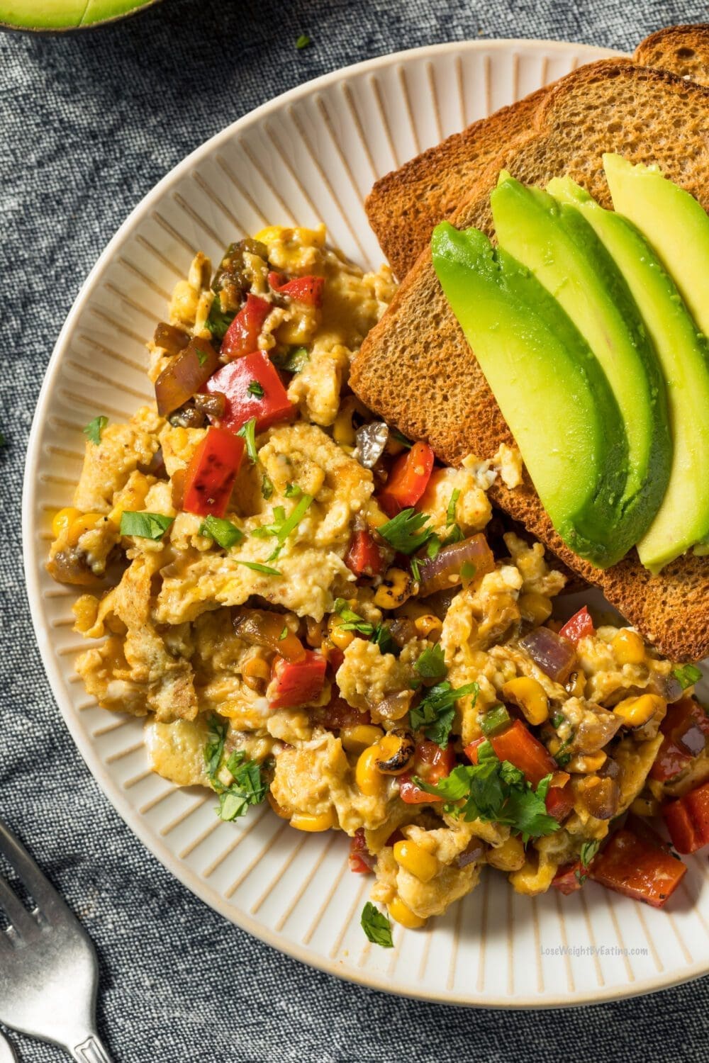 Low Calorie Southwest Breakfast Scramble