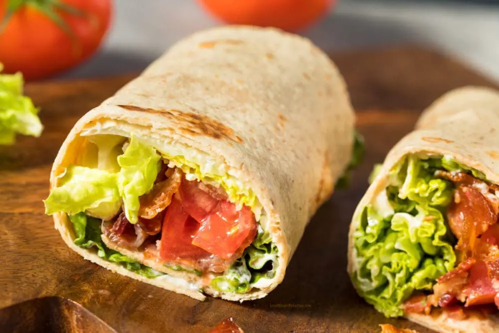 Healthy BLT Wrap