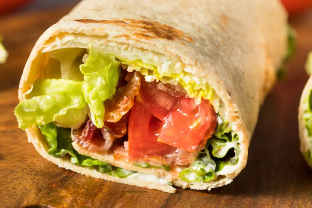 Healthy BLT Wrap