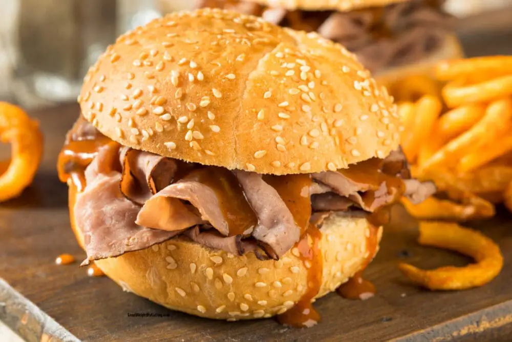 Low Calorie Roast Beef Sandwiches