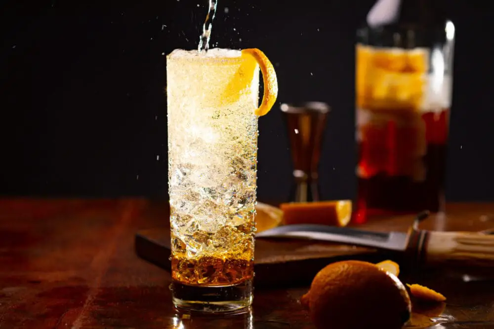 Low Calorie Bourbon Whiskey Highball