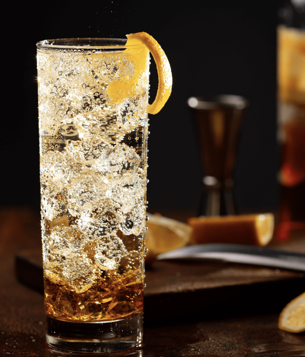 Low Calorie Bourbon Whiskey Highball