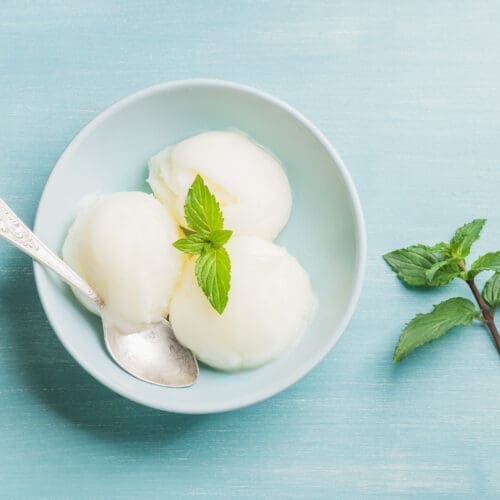 Low Calorie Lemon Sorbet