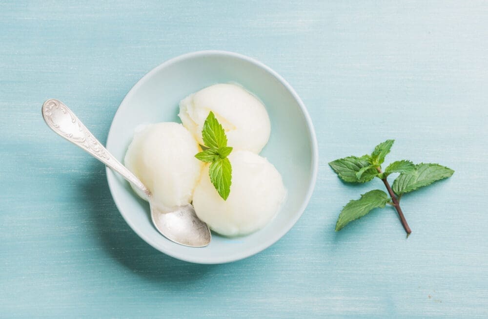 Low Calorie Lemon Sorbet